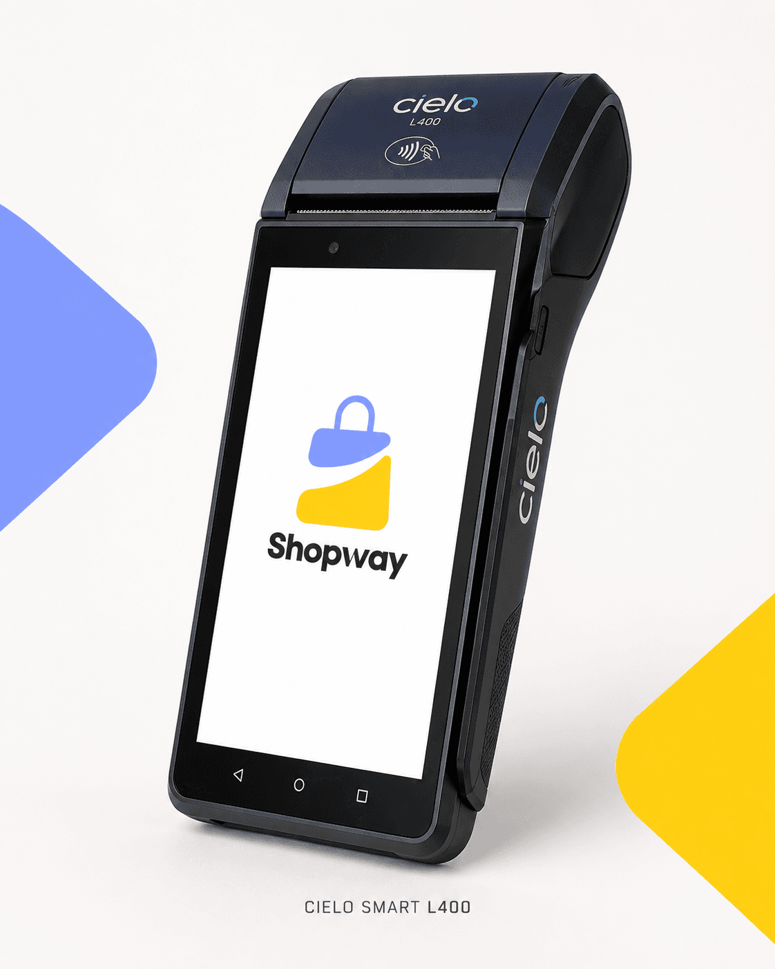 Maquininha Cielo Smart L400 integrada à Shopway