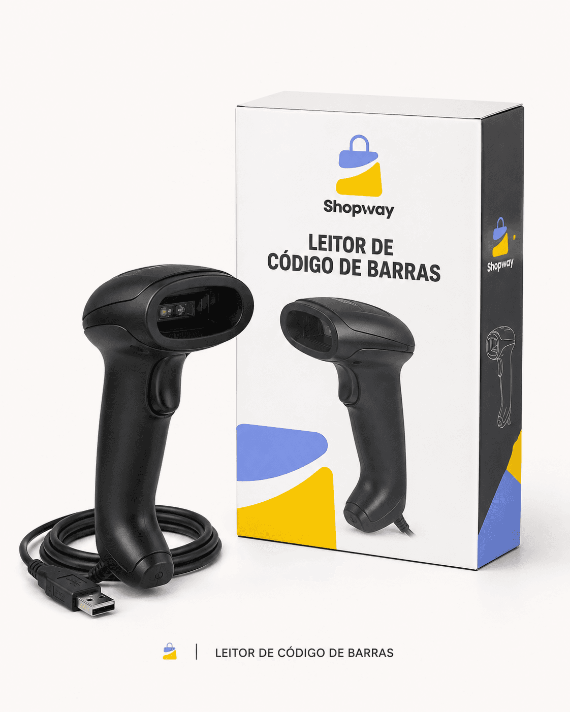 Leitor de código de barras Shopway